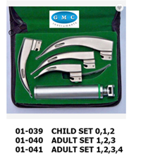 Fiber Optic Laryngoscope Mc Intosh set