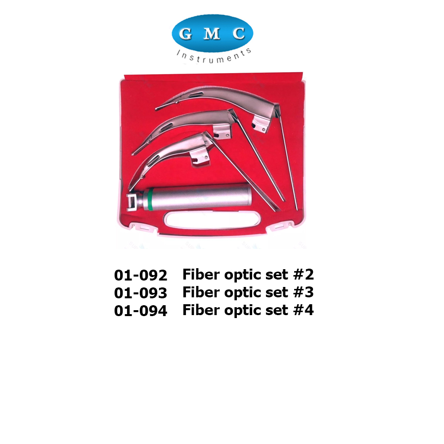 Fiber Optic Laryngoscope Mc coy set